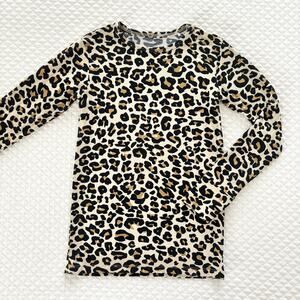 Posh Peanut Cheetah Print Top, Size 10Y